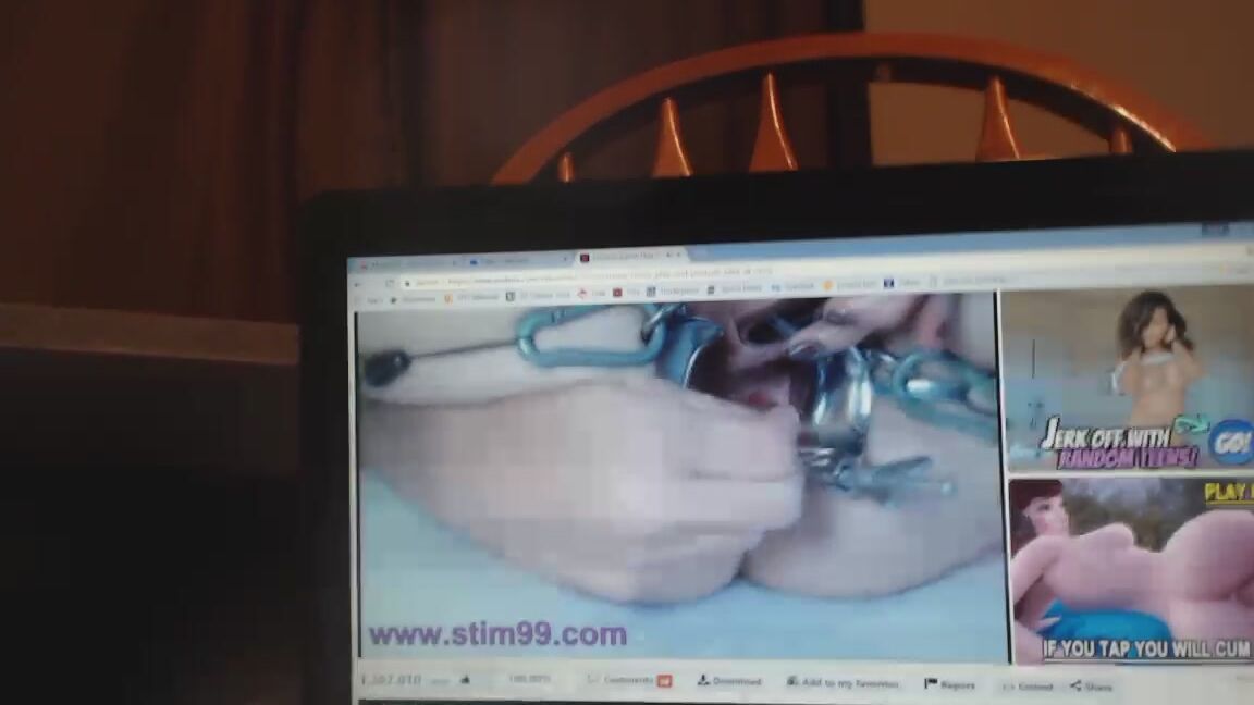 Queenofstretch Mins Pumping Cunt Then Cum Hard