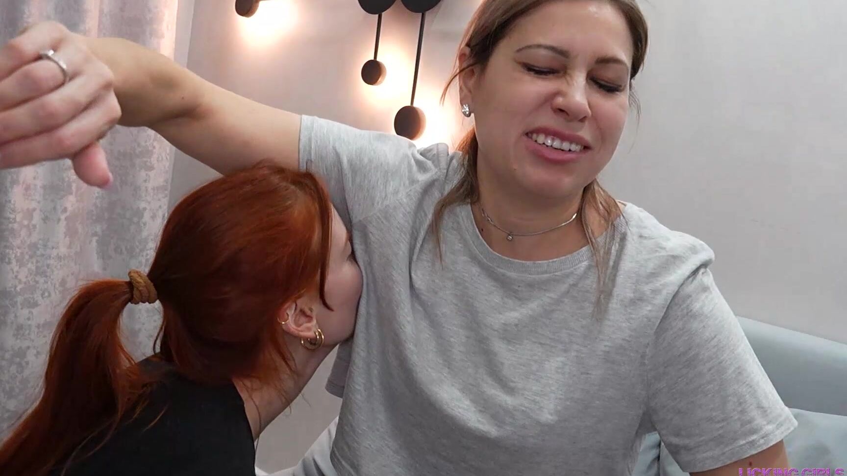 Licking Girls Feet Alisa And Emily Home Workout With Sluts