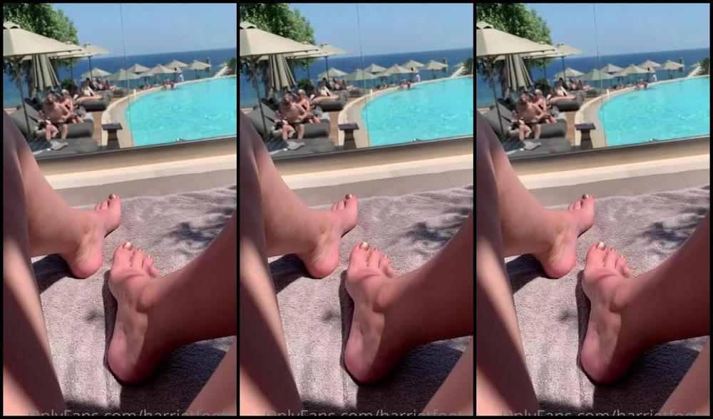 Harriet King Nicknamed Harrietfootsie Foot Fetish 06 26 2022 Onlyfans Video Greetings From Greece Enjoying The Pool View X