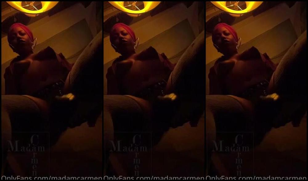 Madamcarmen Nicknamed Madamcarmen2 Femdom 02 07 2021 Onlyfans Video Playtime With Madam Carmen Mrq