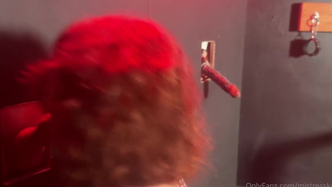 Mistresskarino Onlyfans Today My Female Slave Had A Throat Training I Did It Using The Glory Hole How