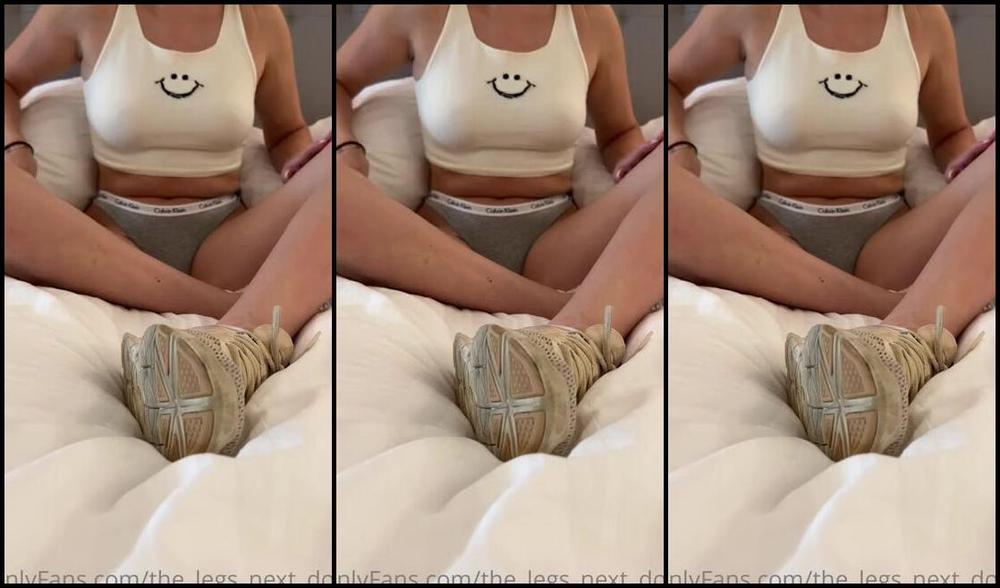 The Legs Next Door Nicknamed The Legs Next Door Onlyfans I Love Showing Off The Stained Insides Of My Well Worn Trainers Love Removing Them From My Smoot