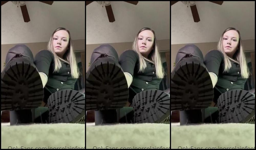 Porcelain Goddess Aka Porcelainfeets Onlyfans Would You Let Me Walk On You In These Boots