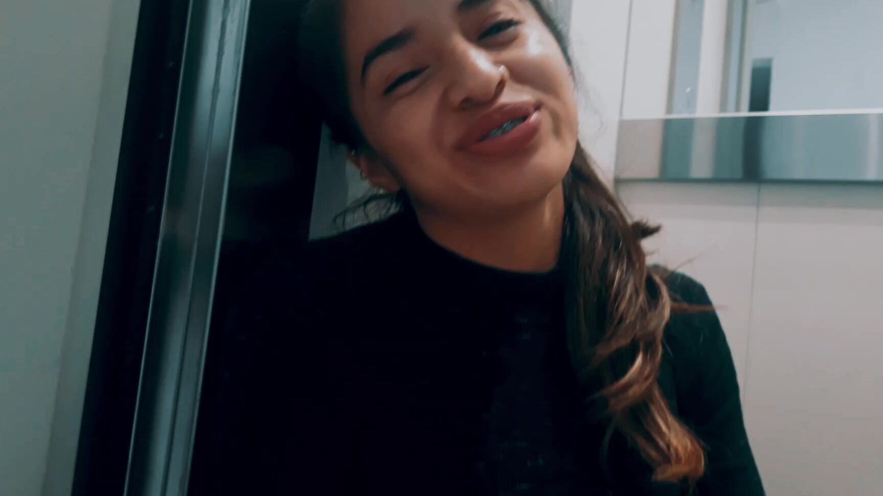 Hairy Bush, Masturbation, Solo Female, Teens (18+), Vibrator miateen risky masturbation in the elevator ManyVids