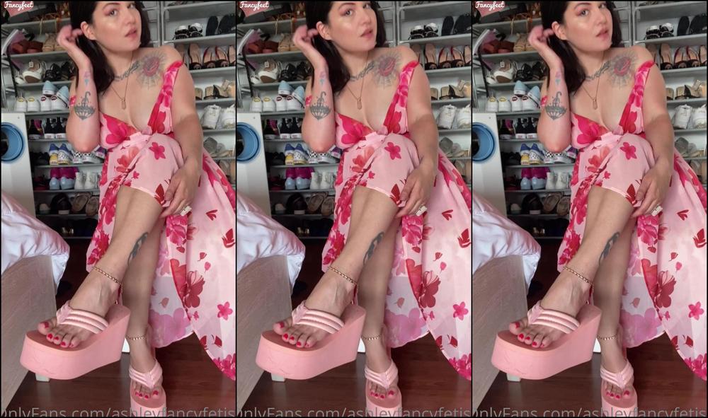 Ashleyfancyfetish Pink Platform Flip Flop Joi Happy Friday