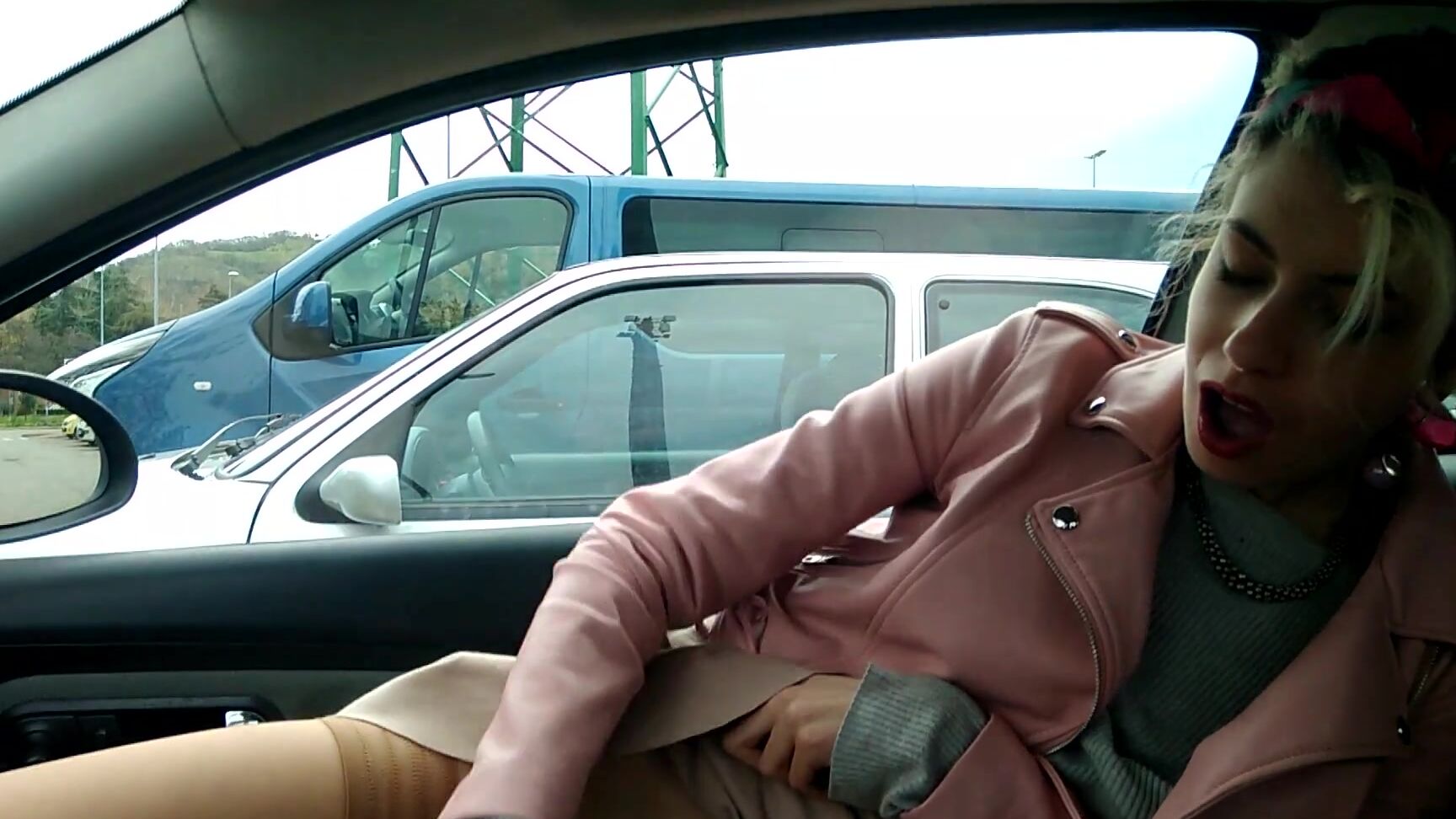 Bianca Santi Outdoor Masturbation And Car Masturbation