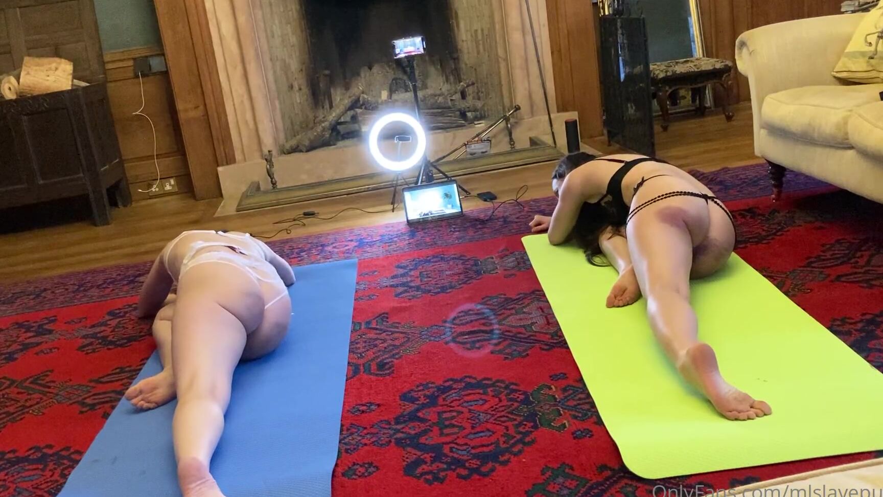 Mlslavepuppet I Thought I D Lost This Video Always Meant To Share It With You This Is Me And Bella Doing Yoga To