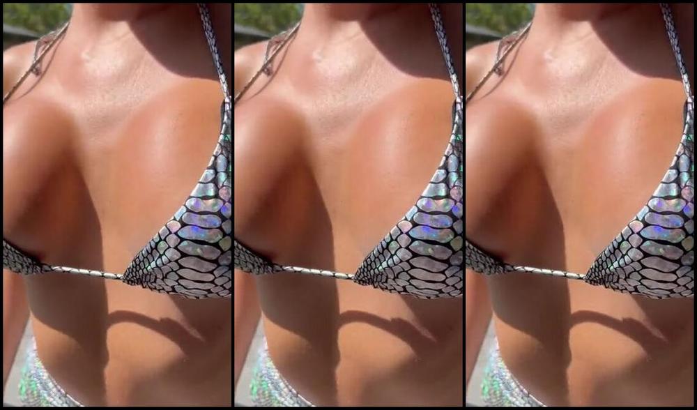 Pretty In Pink Nicknamed Prettyinpinkxoxofficial Onlyfans Guess This Shiny Bikini Turned Him On So Much He Had To Fuck My Holes In It Swipe To See For 1