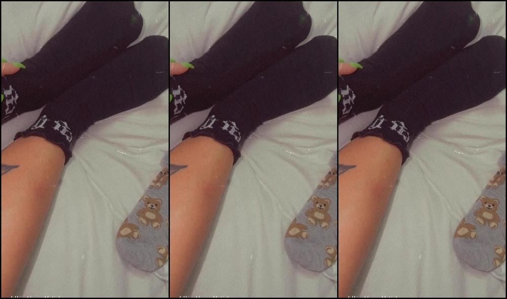 Itwasalwaysmysolesvip 3013515188 09 13 2023 Smelly Black Sock Sniffing