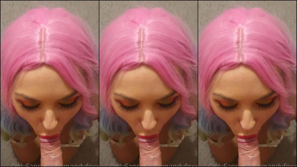 Xmandyfoxxx Slutty Birthday Girlie Girl Wants Sausage With Special Sauce For Her Birthday