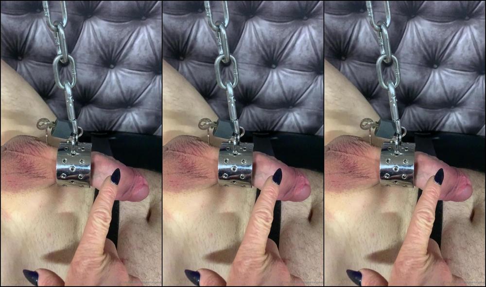 Lady Dark Angel Orgasm Denial And Nipple Clamps Session Clip