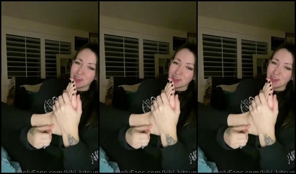 Kiki Kitsune Nicknamed Kiki Kitsune 01 23 2021 Onlyfans Video Custom I Did Awhile Ago Worshiping My Smelly Feet While I Tell You How To Jerk