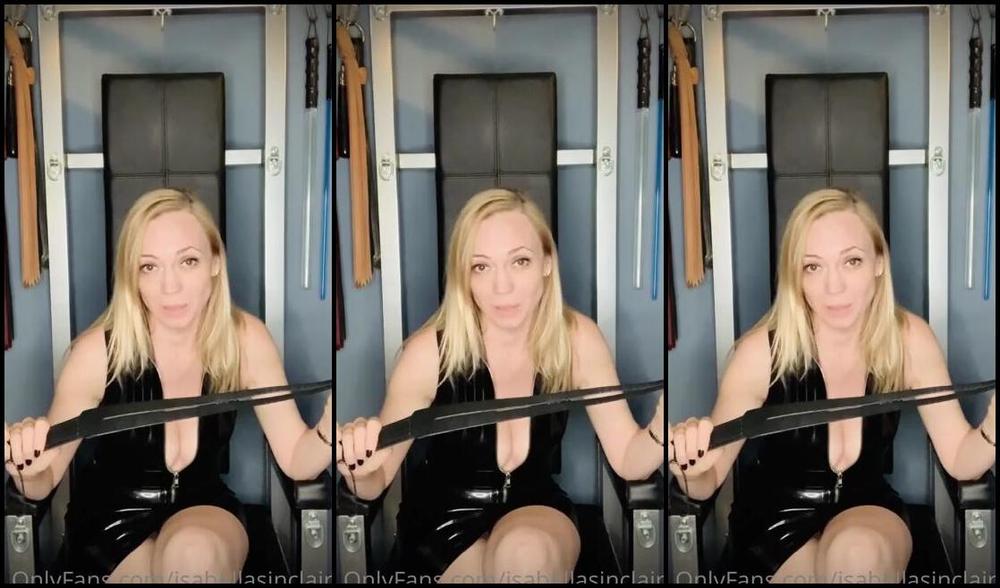 Isabella Sinclaire Nicknamed Isabellasinclaire Onlyfans Quarantine Series March 16 2020 Custom Training For A New Slave To Try To Calm Him In Order To