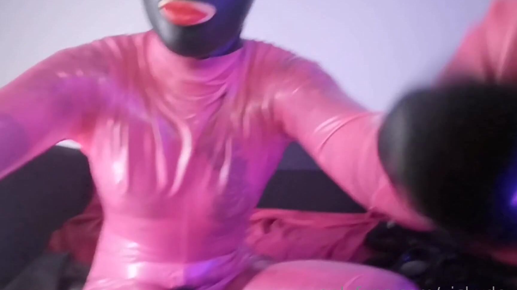 Vickydevika Layers Hoods Pairs Of Socks Catsuits And Gas Mask On The Inhaler Bottle Pure