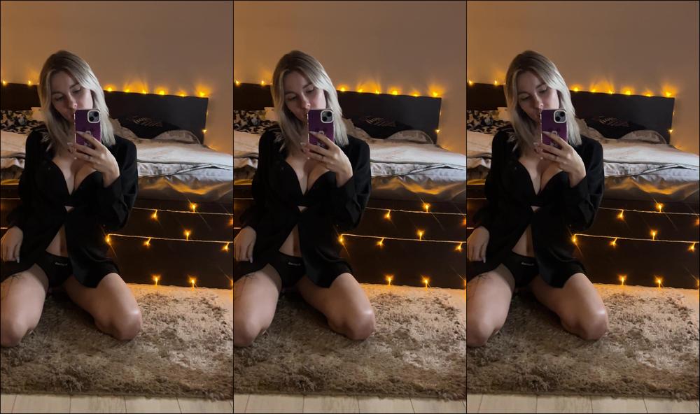 "SweetBlondyVi" 4k, bigtits, blonde, sfw, teaseanddenial, teaser Selfie teasing and denial manyvids