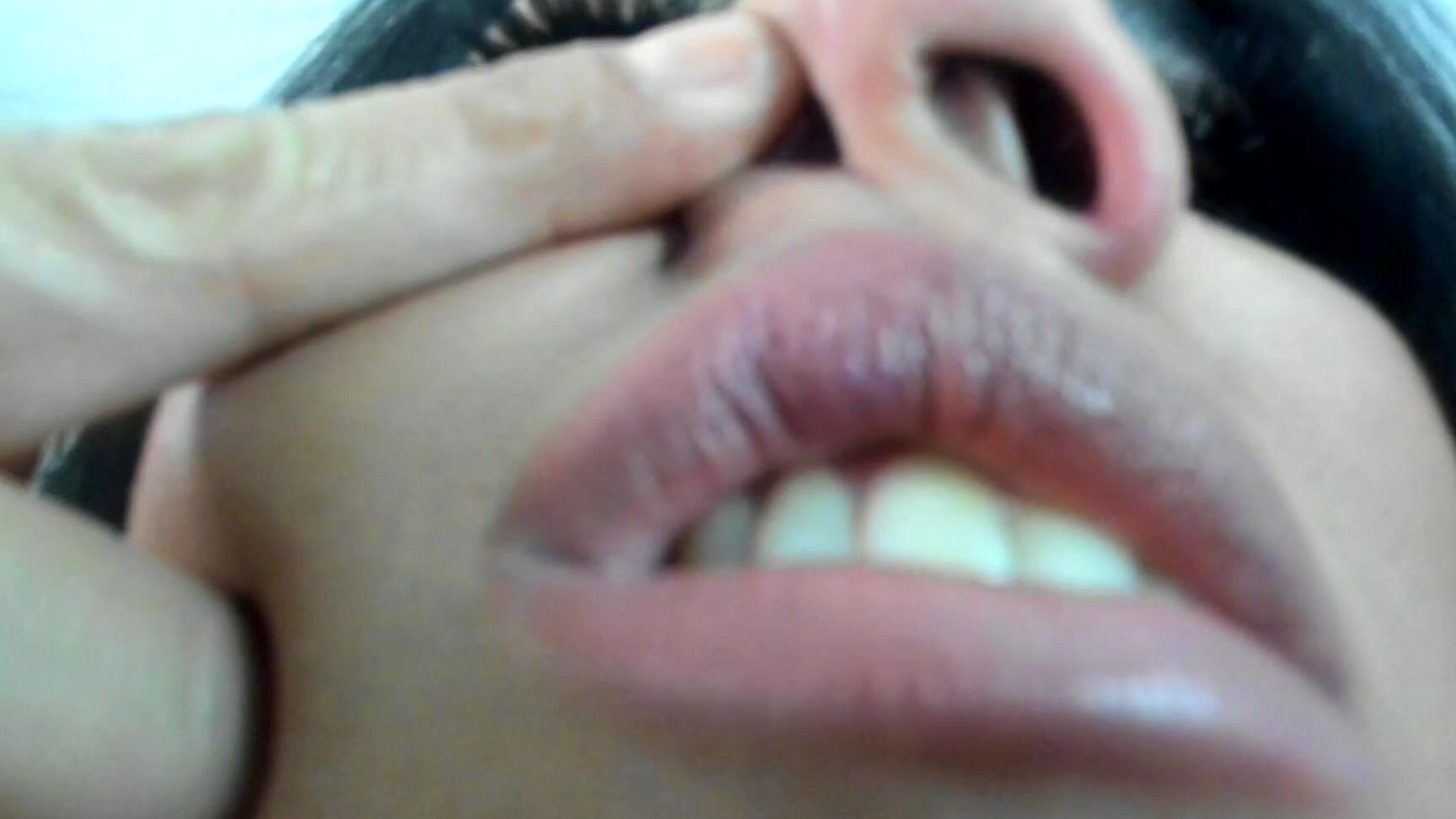 Makayla Divine Cute Nose Play