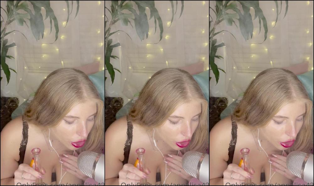 Annalisa Asmr Rambling About Life Smoking A Bowl Putting Lotion On My Tits Just For Laughs