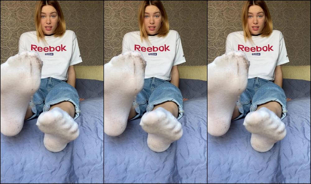 Aven Turinex Dirty Nasty Smelly White Socks Go On And Jerk Off To Them