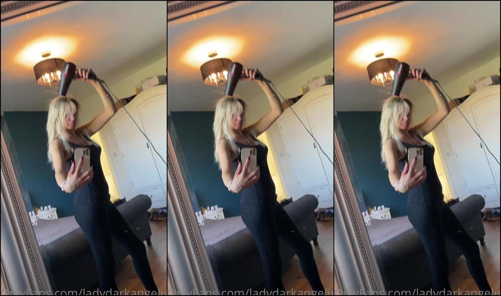 Lady Dark Angel Getting Ready It S An Early One This Morning