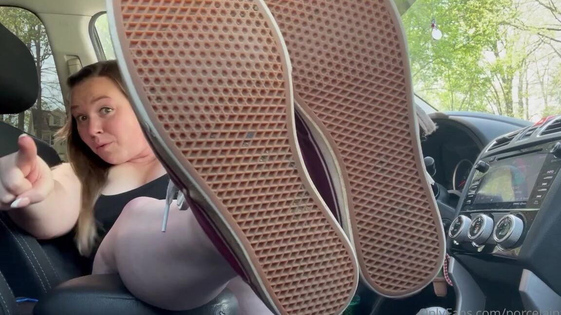 Porcelain Goddess Aka Porcelainfeets Onlyfans Shot You Guys A Cute Car Video And My Neighbors Watched The Entire Time 1