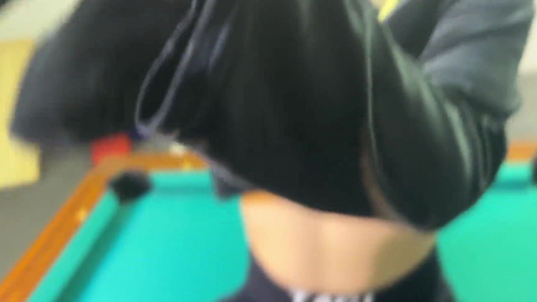 Toussik Barefeet throat job on the pool table Pornhub