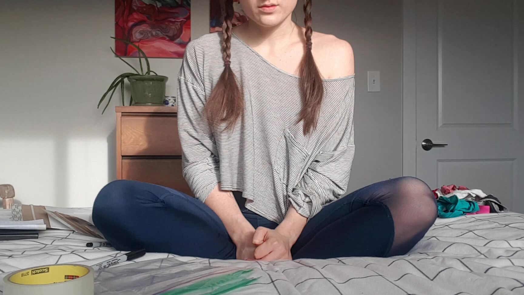 Daddy Roleplay,Non-Nude,Panty Fetish,Free,Teens (18+),SFW hazel simone daddy catches me selling panties ManyVids