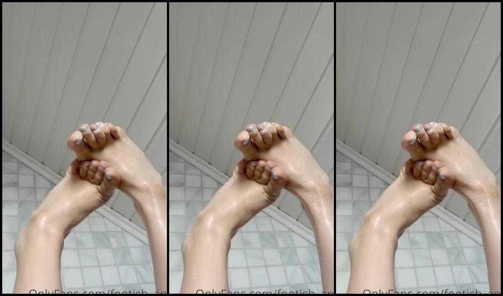 Goddess Anna Nicknamed Footish Ann Onlyfans Lube All Over My Pretty Feet Close Ups Arches And Toes All Ready To Play D