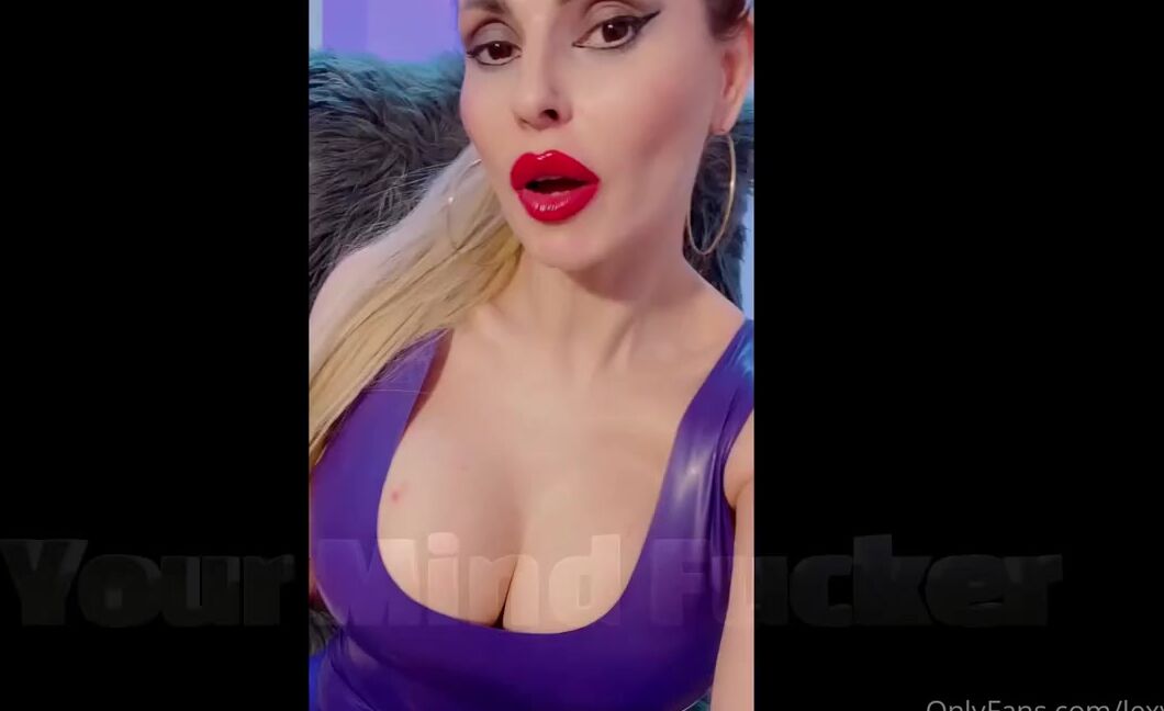 Lexy Noir Nicknamed Lexynoir Onlyfans Manipulatrix Lexy Noir Brainwashing You In Purple Latex U Can T Resist