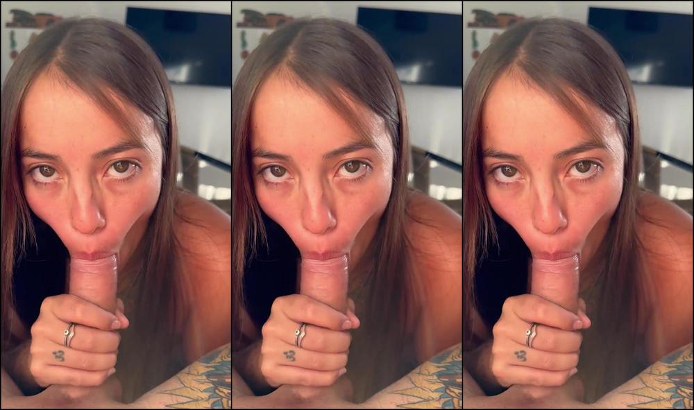 "Bratty Sis" Mamada, Blowjob, Perfect Blowjob, Cum In Mouth, Throat Fuck, Cum In Throat, Garganta Profunda, Milk, Tragando Semen, Leche En La Boca, Acabadas En La Boca, Acabadas, Pretty Face, Suggest Bratty Sis POV Blowjob Me pide toda la lechita en 