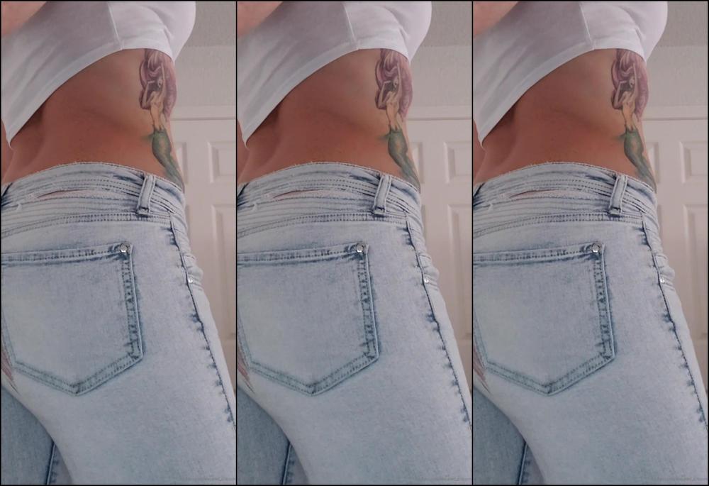 Elevated Unicorn 726125433 08 18 2020 I Did A Little Diy On Some Old Jeans Do You Like Them