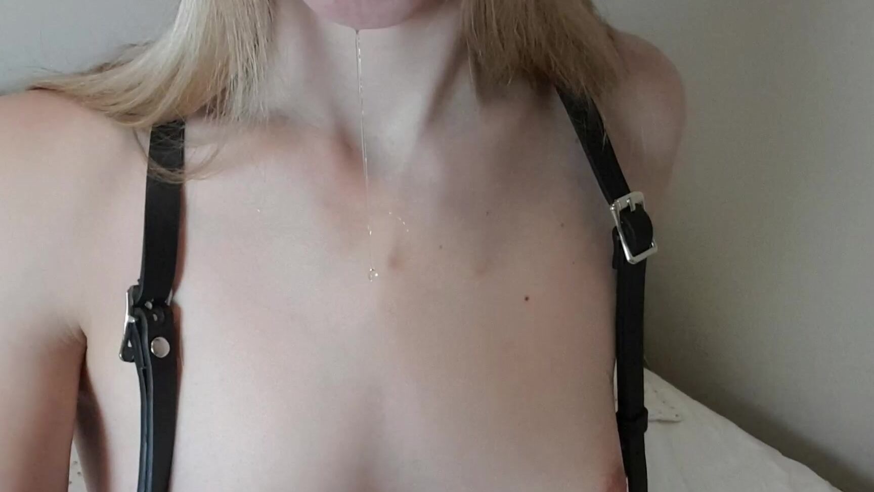 Linaroselina Wearing My Body Harness Under My Clothes