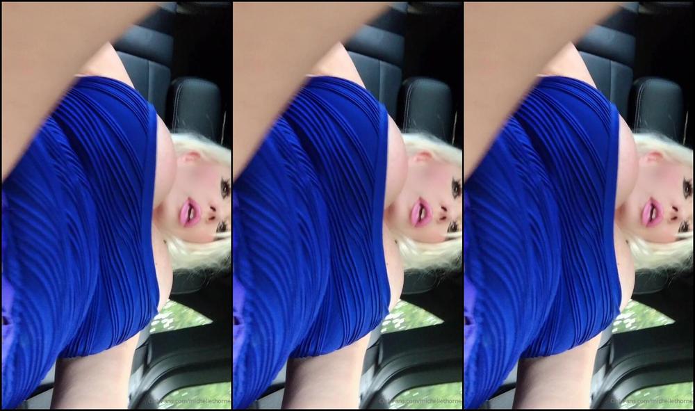 Michellethorne Exclusive Part One Of Naughty Car Fun Xxx Milf Blonde Join To See This And Loads More Fi
