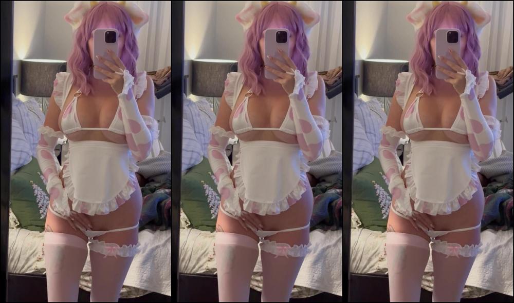 Darshellestevens 2693122803 11 24 2022 Was Trying On This Look For Today And Couldn T Resist Touching Myself Man Now I Just