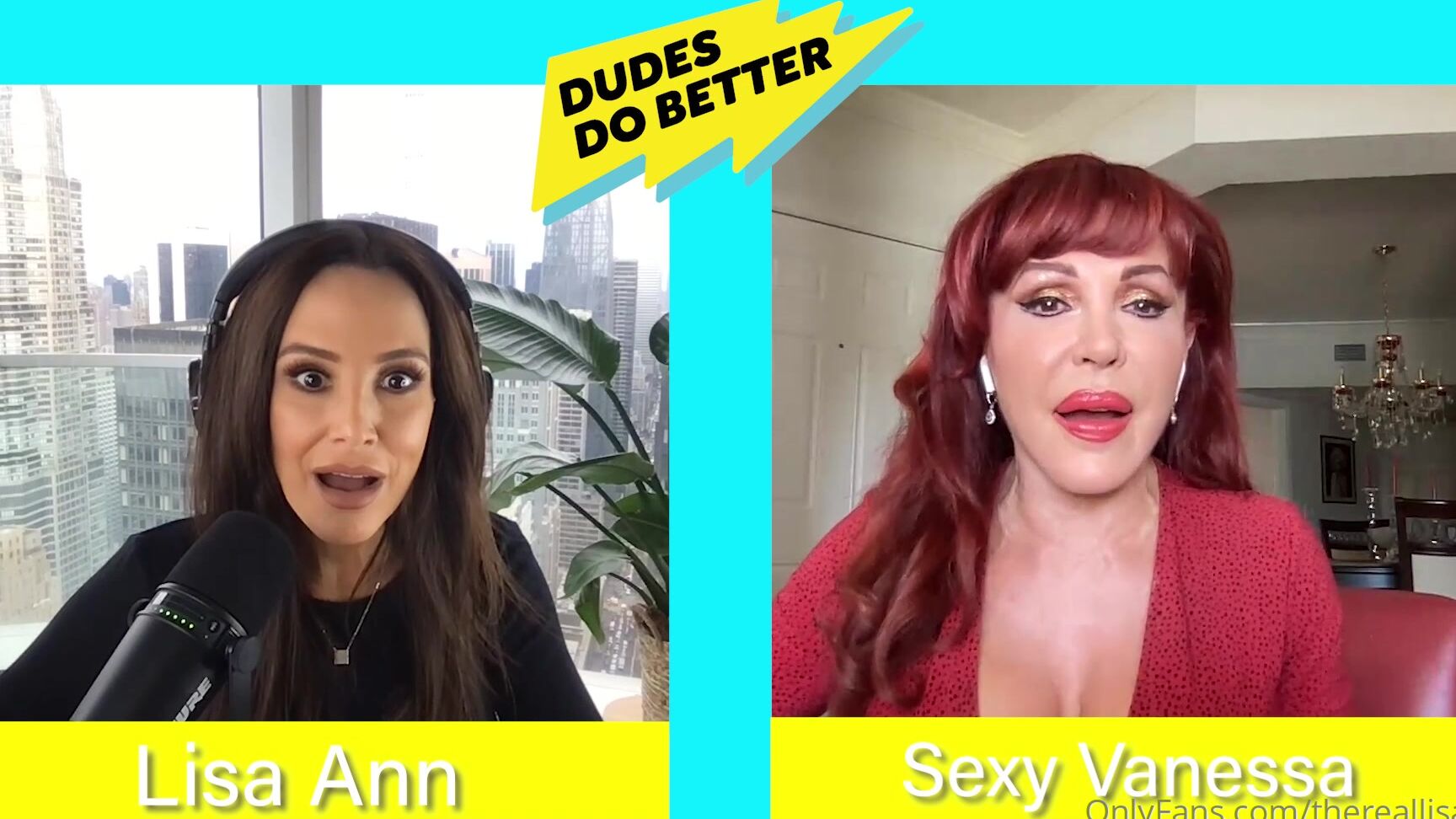 Thereallisaann This Week On Dudes Do Better I Sit Down For A Conversation With Sexy Vanessa The Very