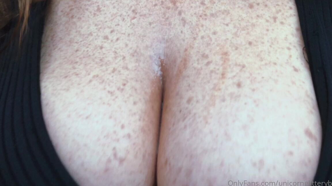 Unicornglitteryblood 2436024789 04 25 2022 Pov Of My Huge Freckly Boobs When You Face Fuck Me