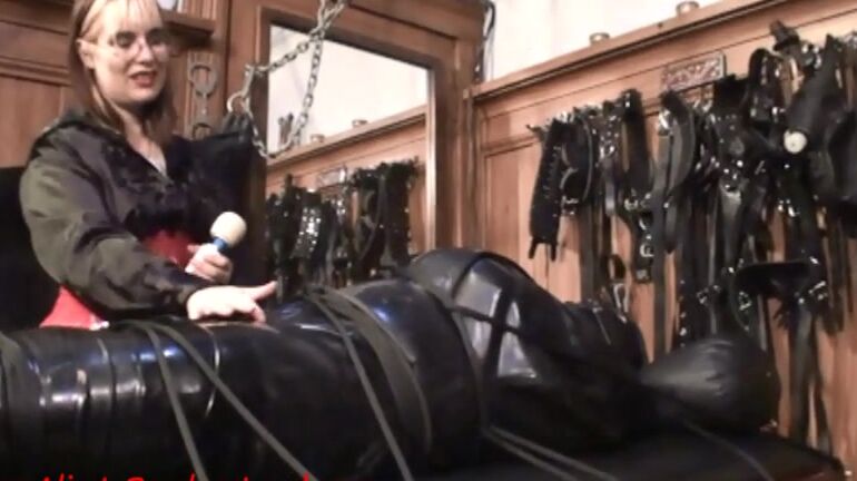 Snugbug Latex Mummification Part 2 Vibrator Tease AliceInBondageLand AliceInBondageLand