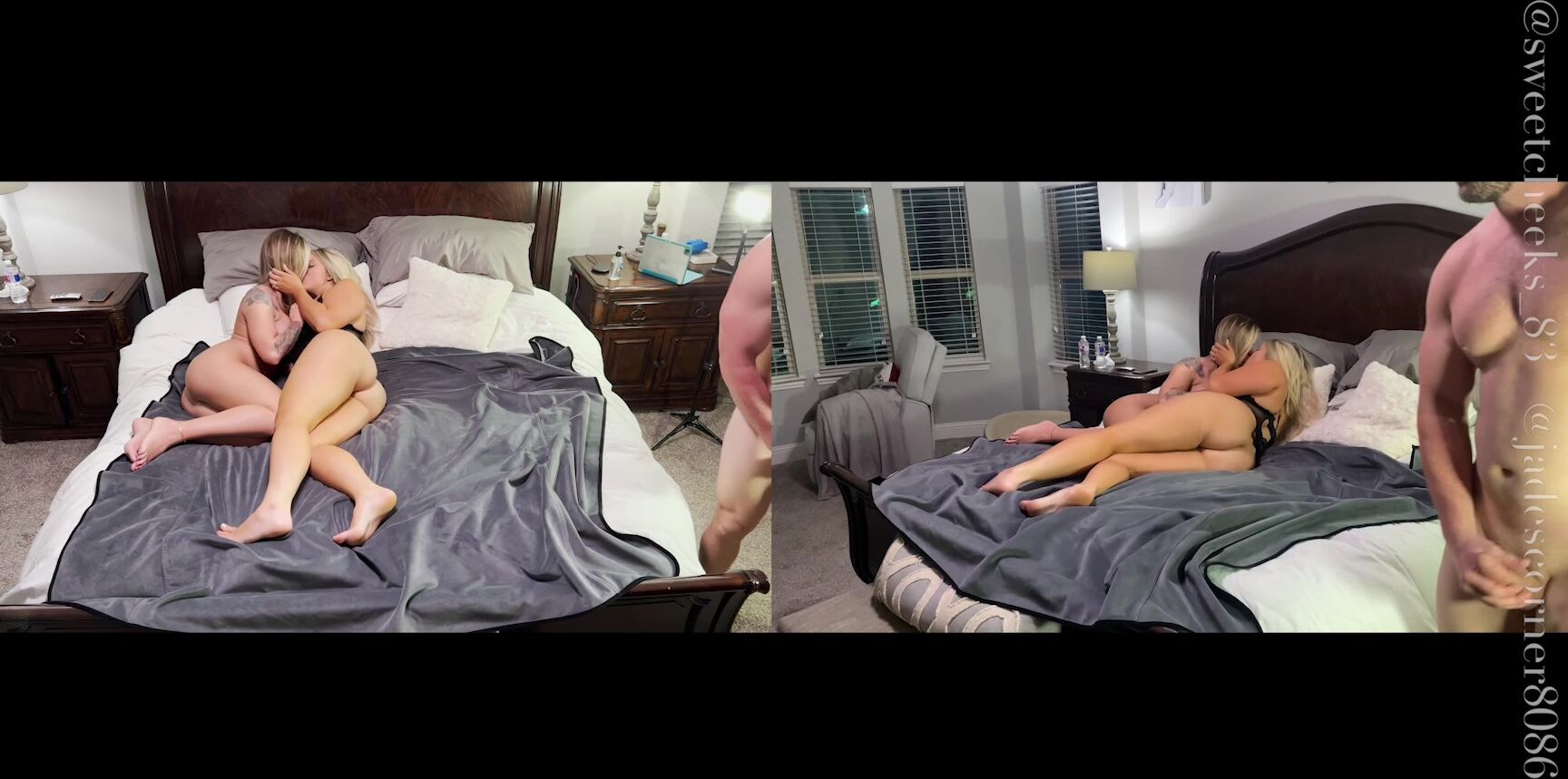 Amateur, Amateur Couple, Group Sex, Hot Wives, MILF sweetvickie their first full swap ManyVids