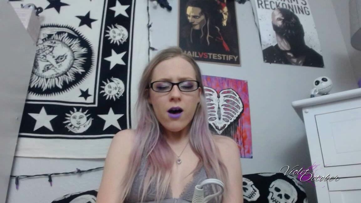 Blonde, Eye Glasses, Hitachi, Solo Female, Solo masturbation violetoctober beautiful agony ManyVids