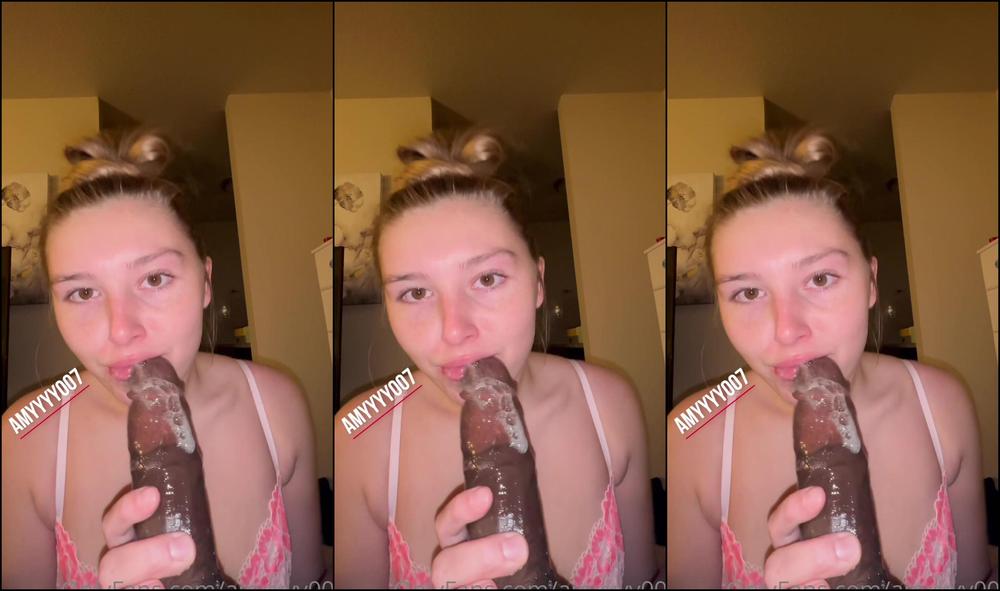 Amyyyy007 2750883386 01 22 2023 Sloppy Is An Understatement Ends With Lovely Facial And I Slurp Every Last Drop This