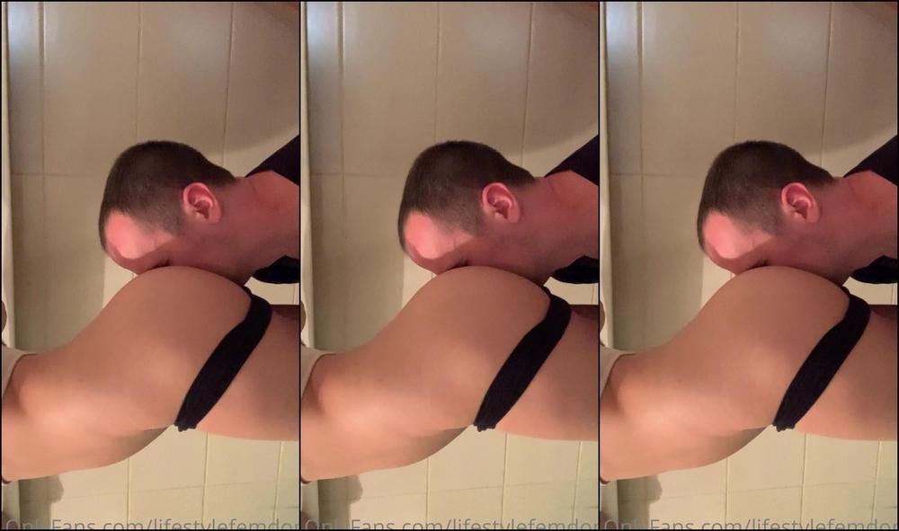 Lifestylefemdom Spontaneous Rimming Instead Of A Smoke Break Slave Tongue Deep In My Anus