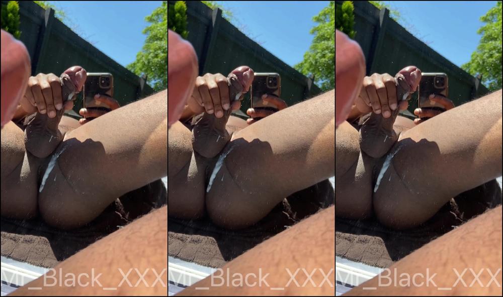 Cumshots,Public Outdoor,Solo masturbation,Big Dicks,Black Cock mr black xxx public outdoor cumshot huge thick load ManyVids