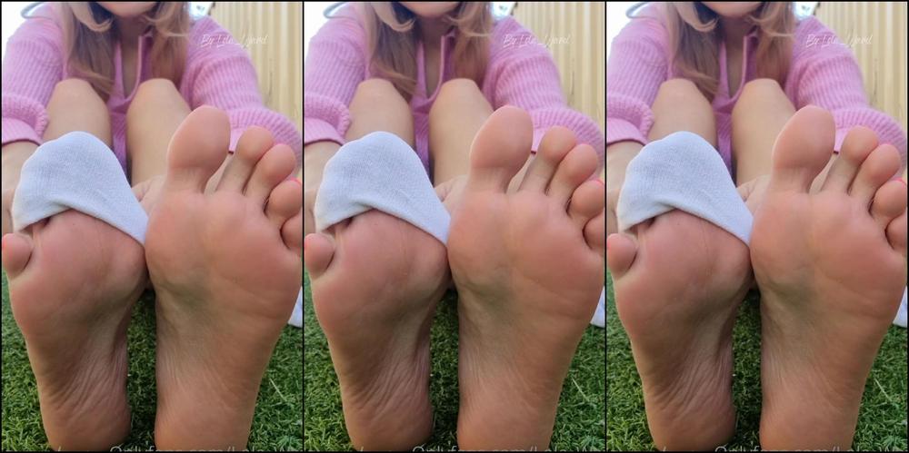 Lola Ward Just A Cute Little Sock Removal Recorded This