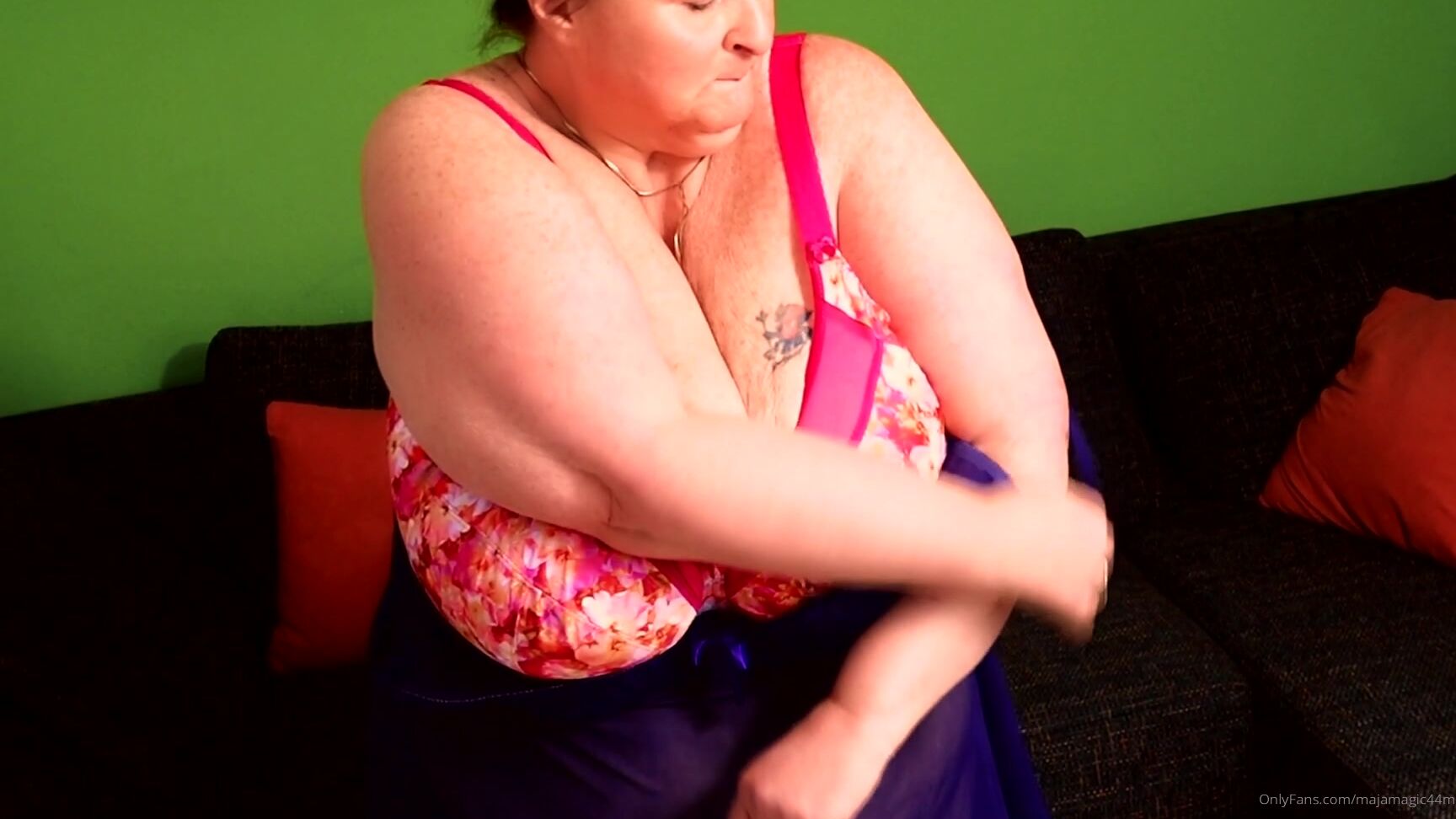 Majamagic M Sharon S Purple Lingerie Strip