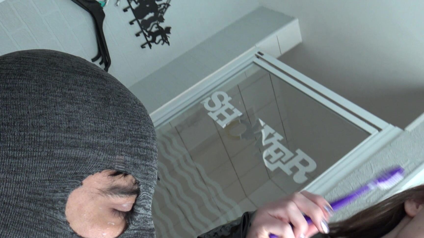 Brook Logan Toothbrush Spitting In Slaves Mouth