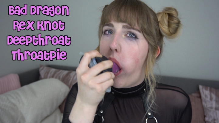 Bad Dragon,Deepthroat,Throat Fucking,Taboo,Kink missprincesskay bad dragon rex knot deepthroat throatpie ManyVids