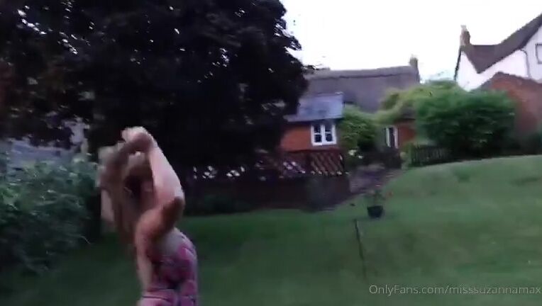 Misssuzannamax Onlyfans Squish In A Neon Thong Swimsuit Wrestling A Very Competitive Rabbit All For My Amusement