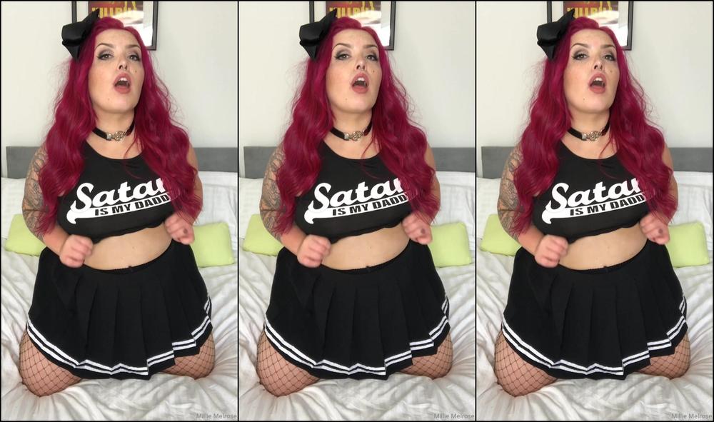 Milliemelrose Stripping For Daddy Satan