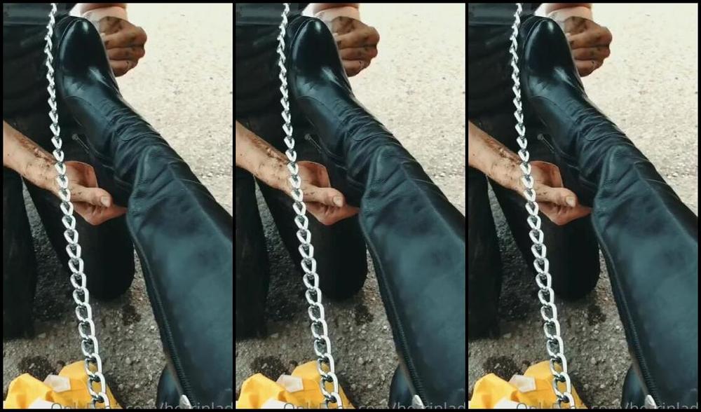 Herrinlady Onlyfans Schritt 2 Der Stiefelreinigung Nachdem Der Sklave Den Ganzen Dreck Gefressen Hatp
