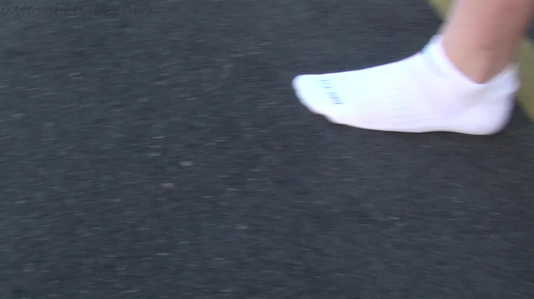 Custom Fetish Molly Dirties White Nike Ankle Socks