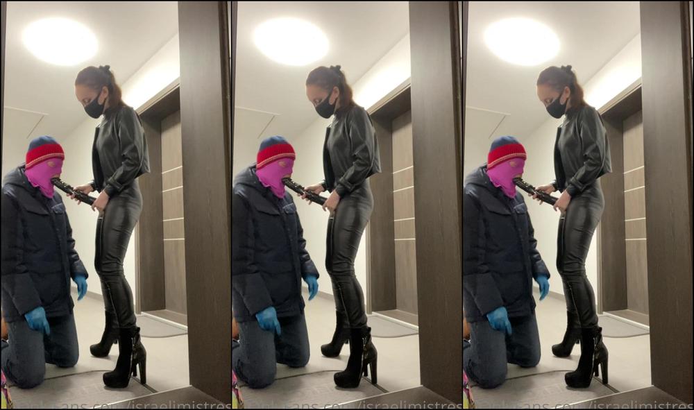 Israelimistress Delivery Guy Was Punished In Front Of Neighbours